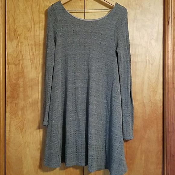 Sage Dresses & Skirts - SOLD Grey Sweater Dress
